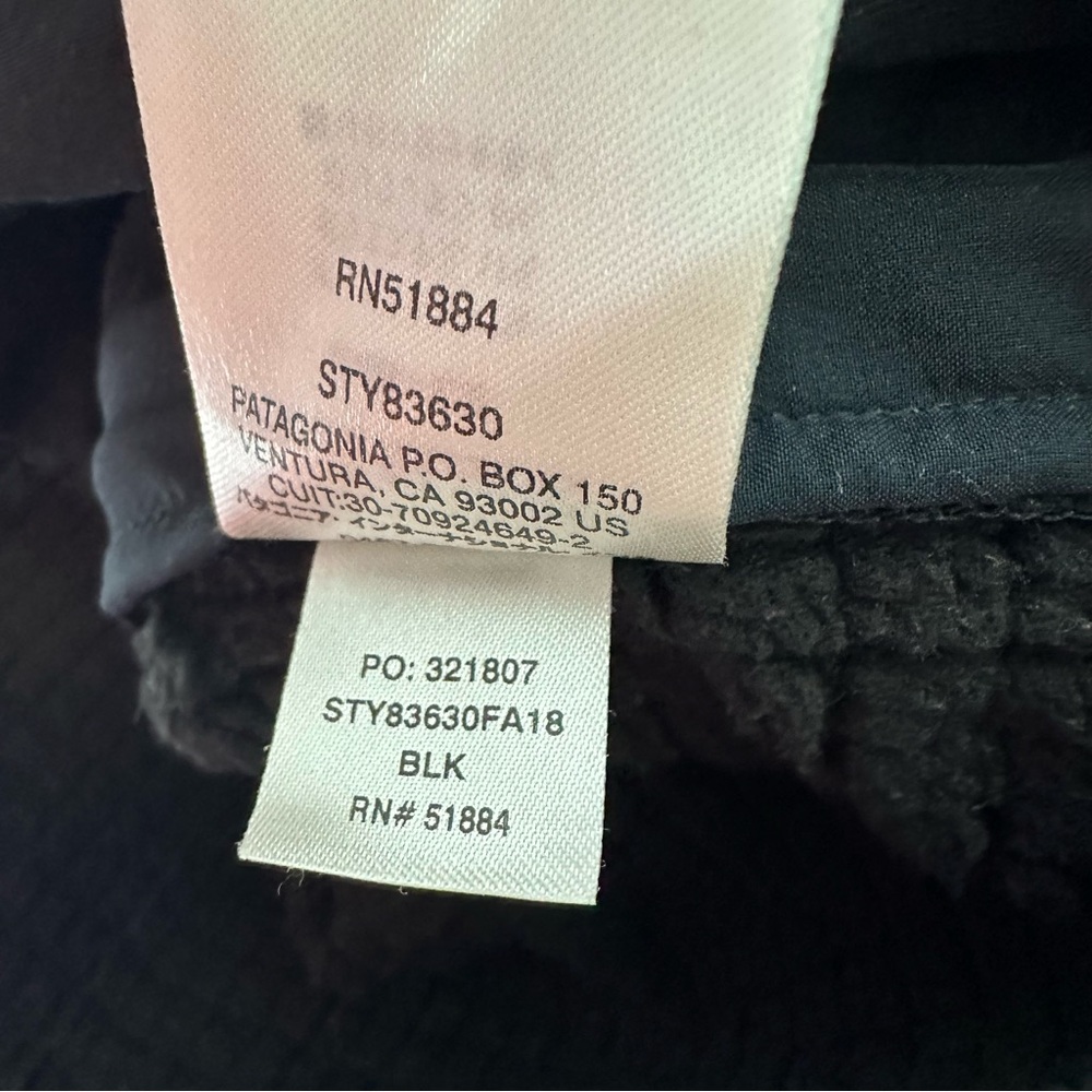 Patagonia Womens Black R2 Techface Full Zip Jacket M Outdoors Hiking Performance - Picture 14 of 14